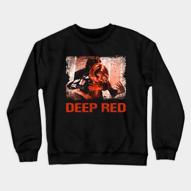 Dario Argento's Thriller Classic Deep Secrets Crewneck Sweatshirt by GodeleineBesnard